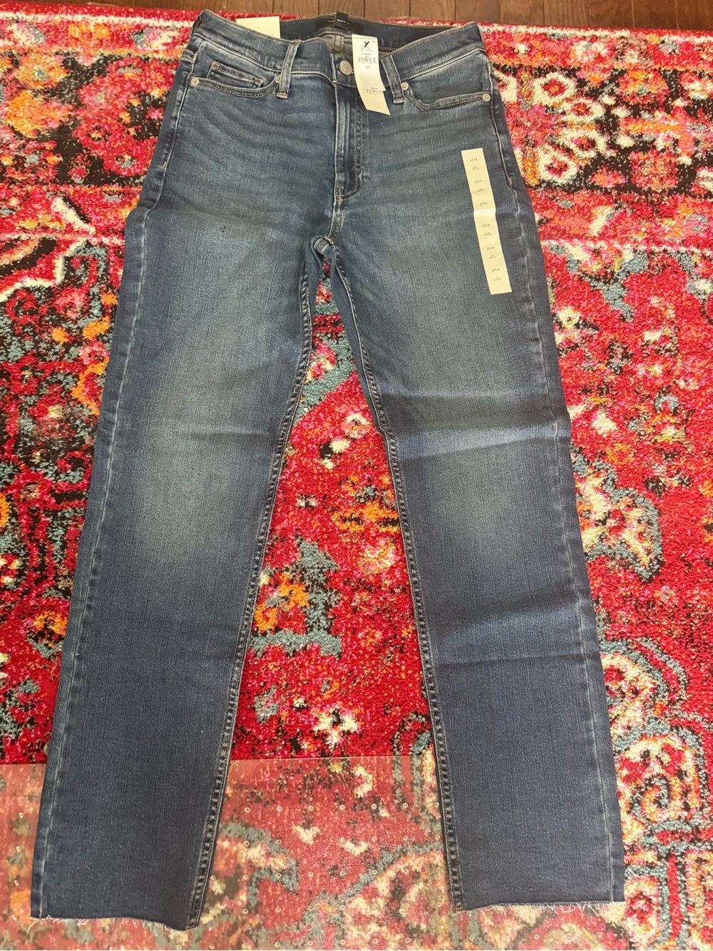 Banana Republic Dark Blue Straight-Leg Jeans
